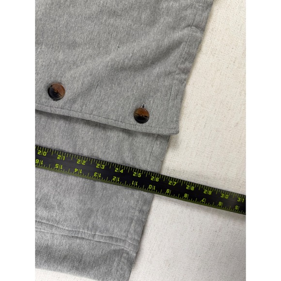 Billy Reid Mens Shawl Collar Cardigan Sweater Gray Cotton Blend Size Small - Picture 6 of 9